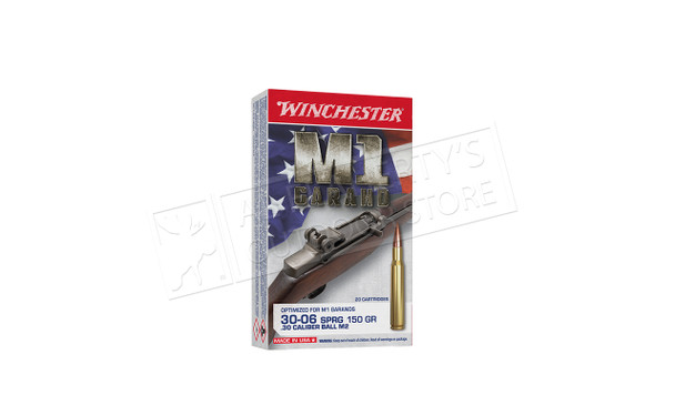 Winchester 30-06 SPRG M1 Garand, 150 Grain #WIN3006M2