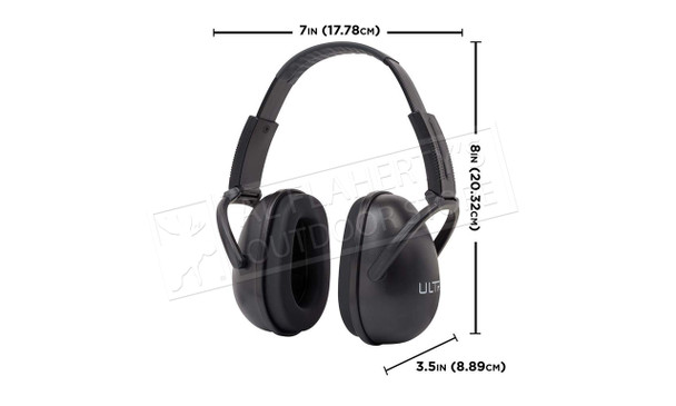 ULTRX Sound Blocker Passive Earmuff, Black #4127