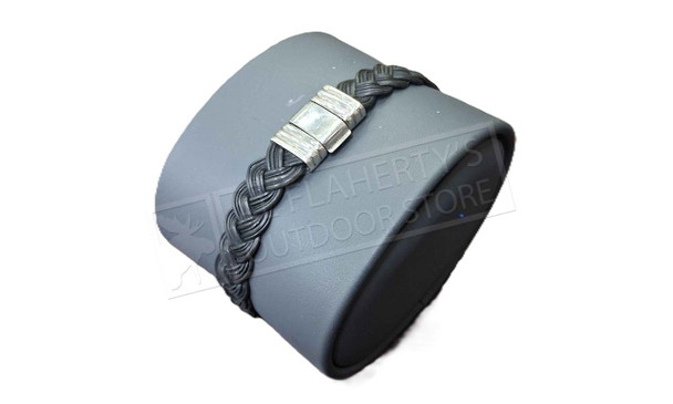 Braided Elephant Hair Bracelets & White Gold Clasp by Francis Cary