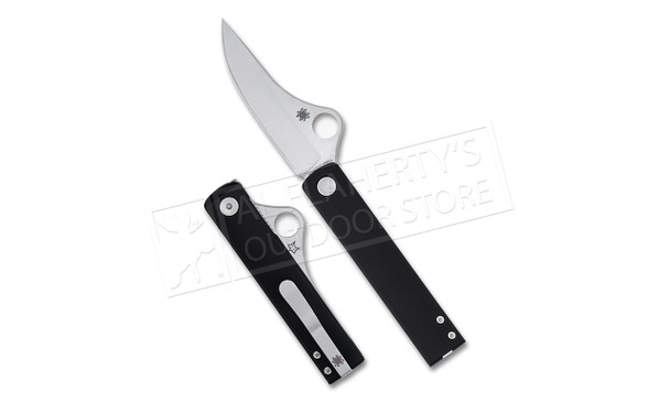 Spyderco Folding Knife Essenza Black Aluminum N690 #C272ALBKP