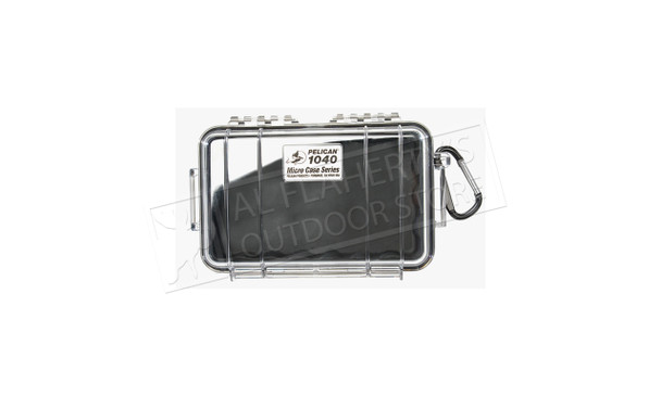 Pelican 1040 Series Micro Carrying Case, Black/Clear #1040-025-110