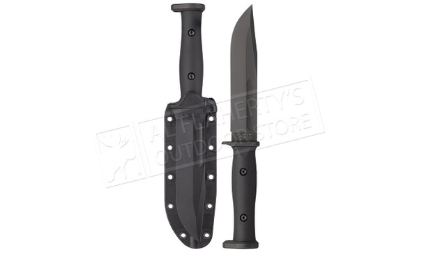 KA-BAR Slabby Fixed Blade Knife, Black Celcon Sheath #1310