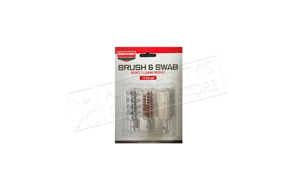 Birchwood Casey Brush & Swab 3-Pack for 12 Gauge #BC-41230
