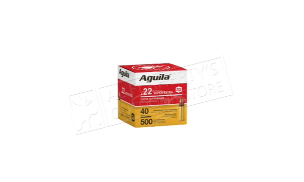 Aguila .22 LR 1255 fps, 40 Grain 500 Rounds #1B221115