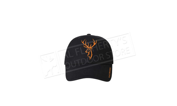 Backwoods Black Deer Embroidered Cap #786D