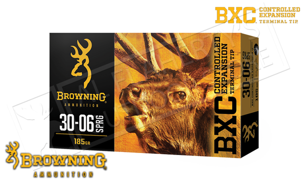 Browning Ammo 30-06 SPRG BXC, 185 Grain Box of 20 #B192230061