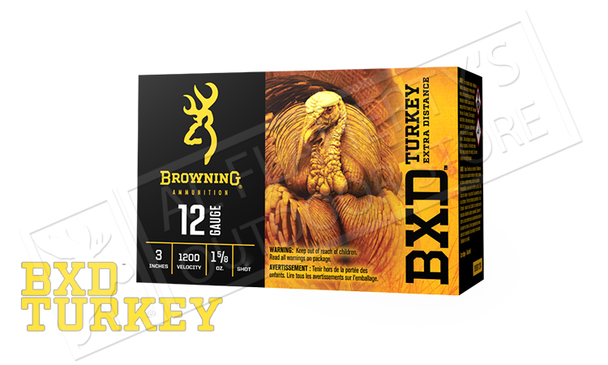 Browning Ammo BXD Turkey Shotgun Shells 12 Gauge 3" 1-5/8 oz. Box of 10 #B19391123