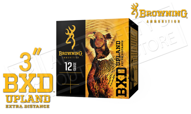 Browning Ammo BXD Extra Distance Upland Shells 12 Gauge 3" 1-5/8 oz. Box of 25 #B19351123