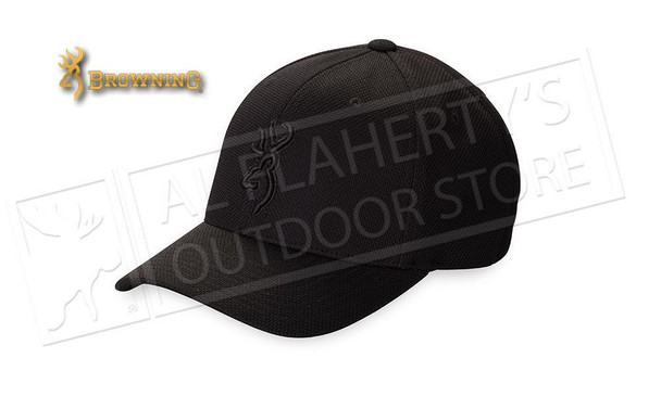 Browning Hat Coronado Pique Cap with Buckmark, Black #308007994