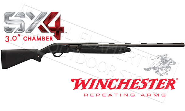 WINCHESTER SX4 SHOTGUN, BLACK SYNTHETIC 12G 3" CHAMBER 28" BARREL