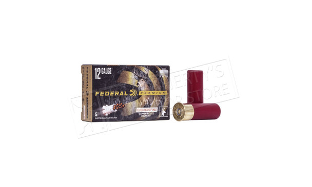 Federal Buckshot with Flitecontrol Wad, 12 Gauge 2-3/4" 00 Buck Box of 5 #PFC15400