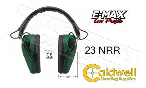 CALDWELL E-MAX LOW-PROFILE HEARING PROTECTION ELECTRONIC #487557