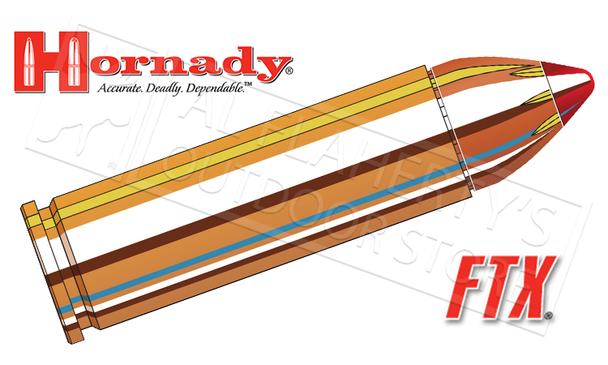 Hornady 500 S&W Magnum FTX, Polymer Tipped 300 Grain Box of 20 #9249