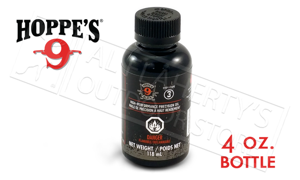 Hoppe's Black High Performance Precision Oil 4 oz. Bottle #HBL4