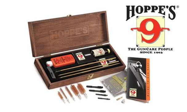 Hoppe's Deluxe Gun Cleaning Kit, 22 Caliber to 12 Gauge #BUOX