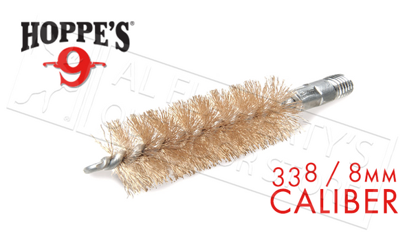 Hoppes Phosphor Bronze Brush Rod-End, .338 / 8mm Caliber Rifles #1305AP