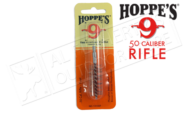 Hoppe's Phosphor Bronze Brush Rod-End, 50 Caliber Rifle #1315AP
