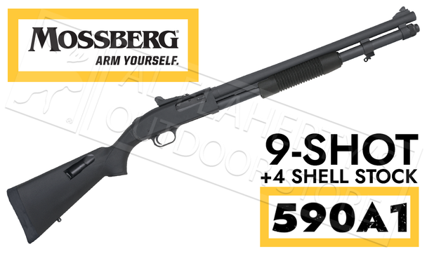Mossberg 590A1 with SpeedFeed Stock, 12 Gauge 20" Barrel #51668