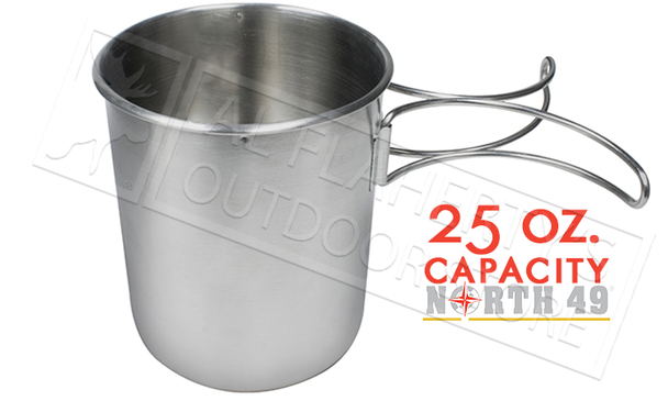 NORTH 49 STAINLESS STEEL POT-CUP, 25OZ / 739ML #693