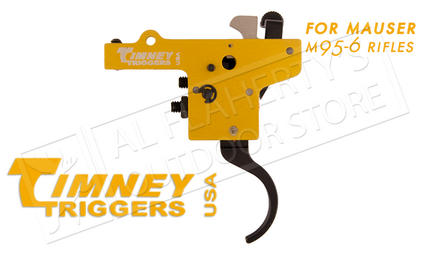 TIMNEY TRIGGERS MAUSER 95-6 FEATHERWEIGHT DELUXE TRIGGER, ADJUSTABLE 1.5-4 LBS. #303