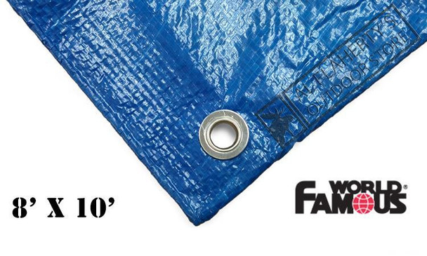 WFS RIPSTOP TARP, BLUE 8FT X 10FT #P810