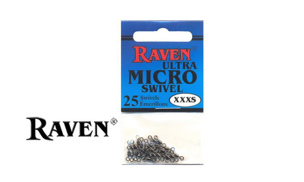 Raven Mini Swivels, XXXS Pack of 25 #RVMS3X