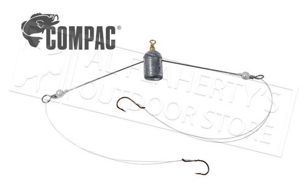 Compac Straight Arm Spreader Jig, 2 Hooks #2SS