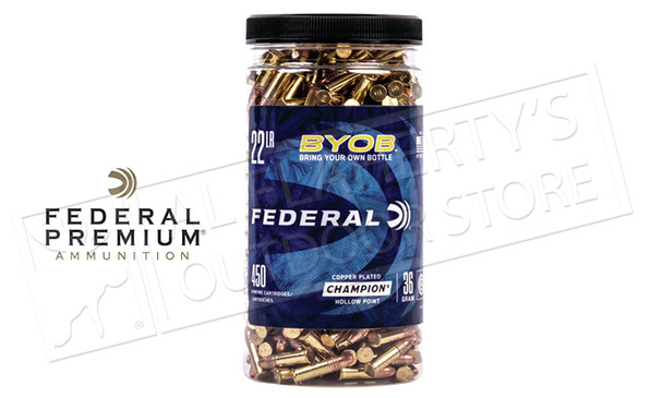 Federal Ammunition BYO Bulk Pack, .22LR, 1260fps, 450