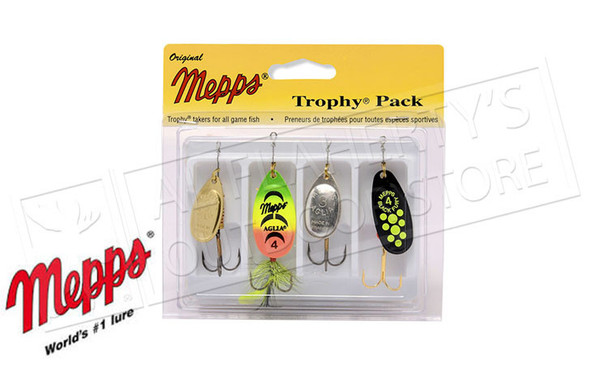 Mepps Kit - Trophy 4-Pack, Size 3-4 #4-T34