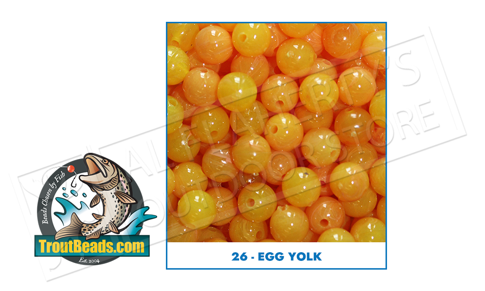 TroutBeads.com Trout Beads, 10mm Packs of 30, Various Patterns #TB10