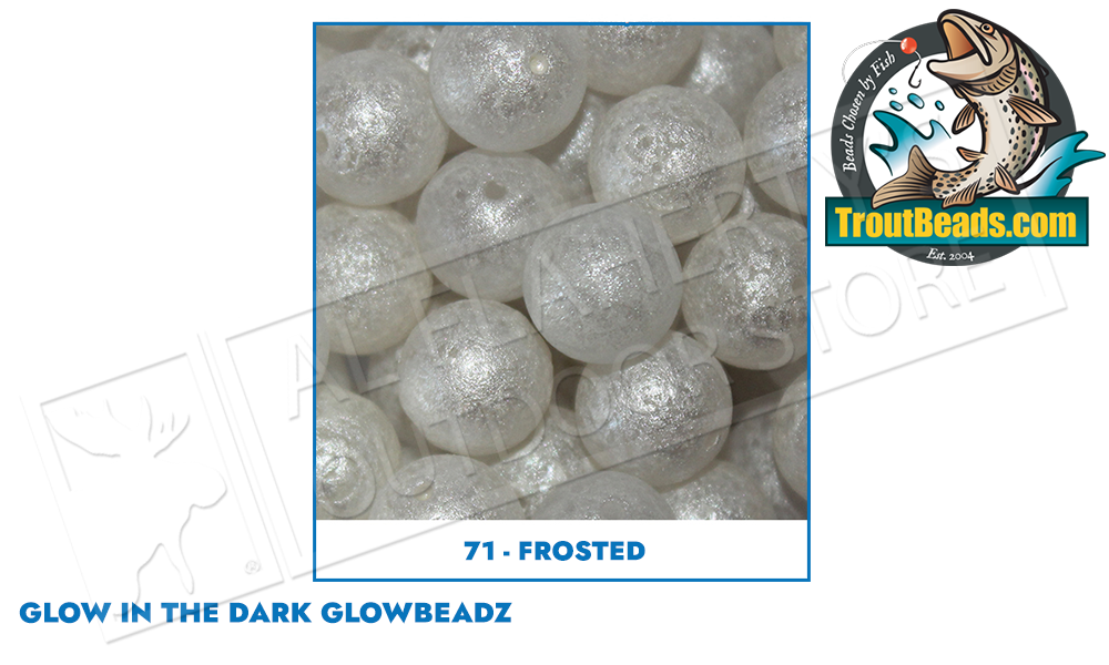 TroutBeads.com GlowBeadz, 10mm Packs of 15, Various Patterns #GL/10