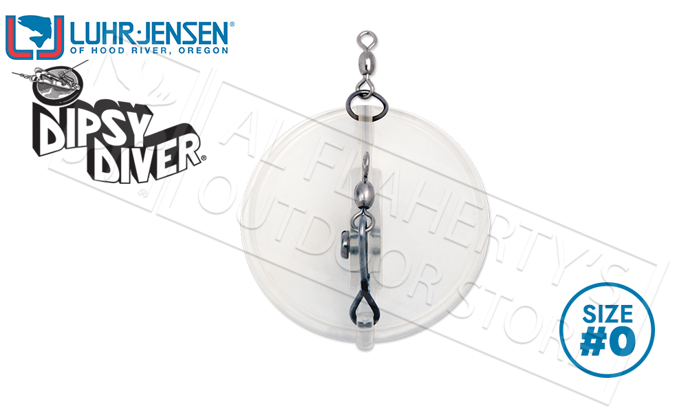 Luhr-Jensen Dipsy Diver Trolling Sinker, Size 0 #5560-000