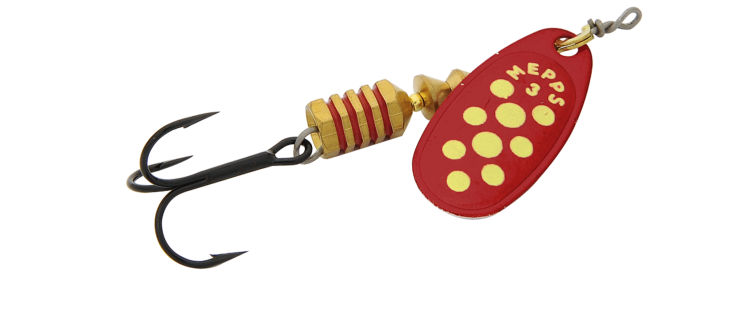 Mepps Comet Spinners, Inline, Treble Hook, Size 1, 1/8 oz. #C1