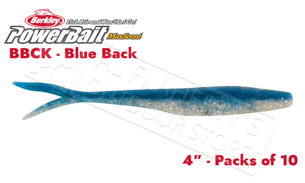 Berkley PowerBait MaxScent Flatnose Minnows, 4