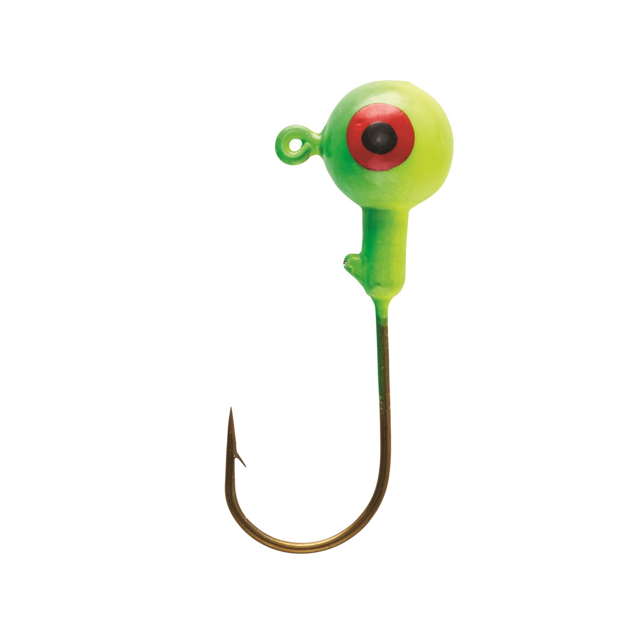 Eagle Claw Ball Head Jigs, 1/16 oz. Various Colours, Pack of 25 #WBH116