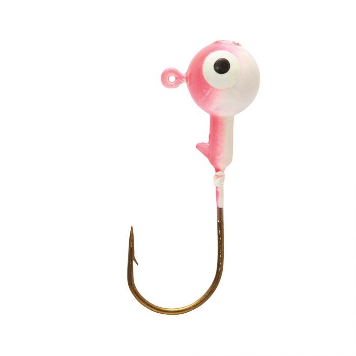 Eagle Claw Ball Head Jigs, 1/32 oz. Various Colours, Pack of 25 #WBH132
