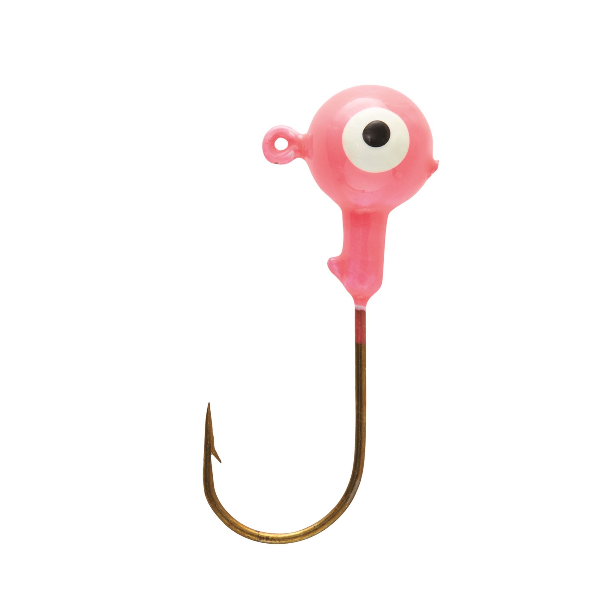 Eagle Claw Ball Head Jigs, 1/4 oz. Various Colours, Pack of 25 #WBH14