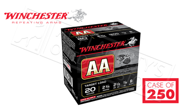 Winchester AA 20 Gauge #8, 2-3/4