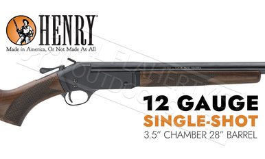 Henry Single Shot Shotgun 12 Gauge, 28