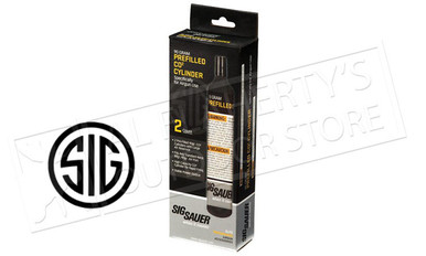 SIG Sauer Air Pistol CO2 Replacement Cartridges 90G Box of 2 #SIGPAC9002