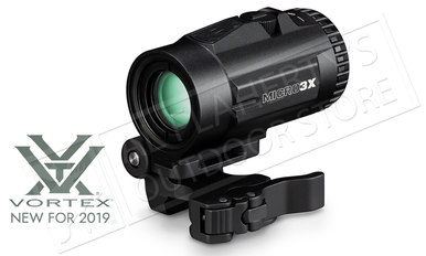 Vortex Micro 3X Magnifier - 3x Power with QD Mount #V3XM