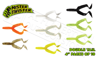 Mister Twister FAT Curly Tail Grubs 5 - Packs of 6 Various Patterns #5CT6  - Al Flaherty's Outdoor Store