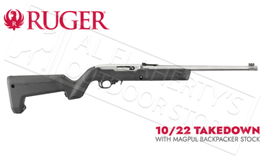 Ruger 10/22 TakeDown with Black Magpul Backpacker Stock 22LR #21182