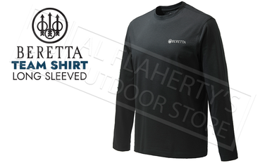 Beretta T-Shirt Team Long Sleeve in Black #TS482T15570999 - Al 