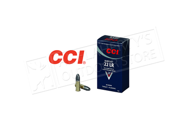 CCI Quiet 22LR Rimfire LRN, 40 Grain 710 fps, Box of 50 #0960