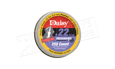 Daisy .22 Pointed Pellets 250 Tin #997922-512