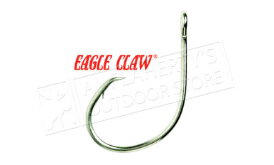 Eagle Claw Lazer Sharp Circle Live and Chunk Bait Fishing Hooks, Sea Guard,  Size 4, 6 Pack 