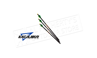 Excalibur Firebolt Illuminated Carbon Arrows, 20, 3-Pack