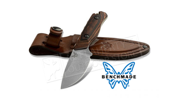 Benchmade 15017 Hidden Canyon Hunter Fixed Blade with Leather Sheath #15017