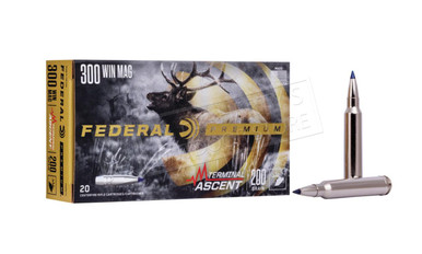 Federal Premium Terminal Ascent 300 Winchester Magnum, 200 Grain, Box of 20 #P300WTA1